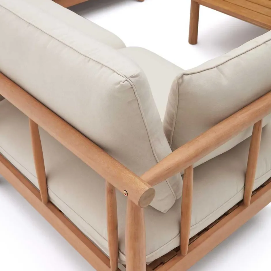 Indoor Outdoor Ecksofa & Tisch - Perconia (zweiteilig)^Wohnen Discount