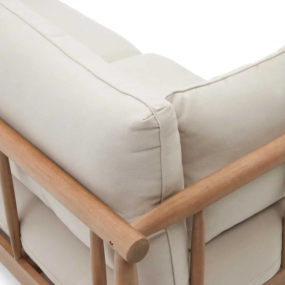 Wohnen Indoor Outdoor Sofa in Cremefarben - Perconia