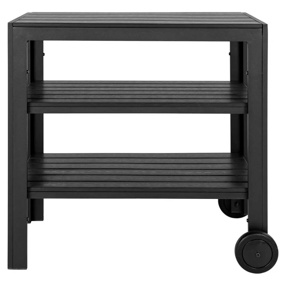 Indoor und Outdoor Servierwagen in Schwarz - Jeman^Wohnen Sale