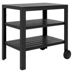 Indoor und Outdoor Servierwagen in Schwarz - Jeman^Wohnen Sale