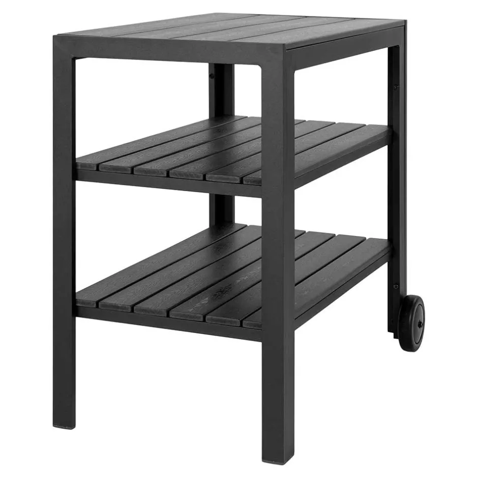 Indoor und Outdoor Servierwagen in Schwarz - Jeman^Wohnen Sale