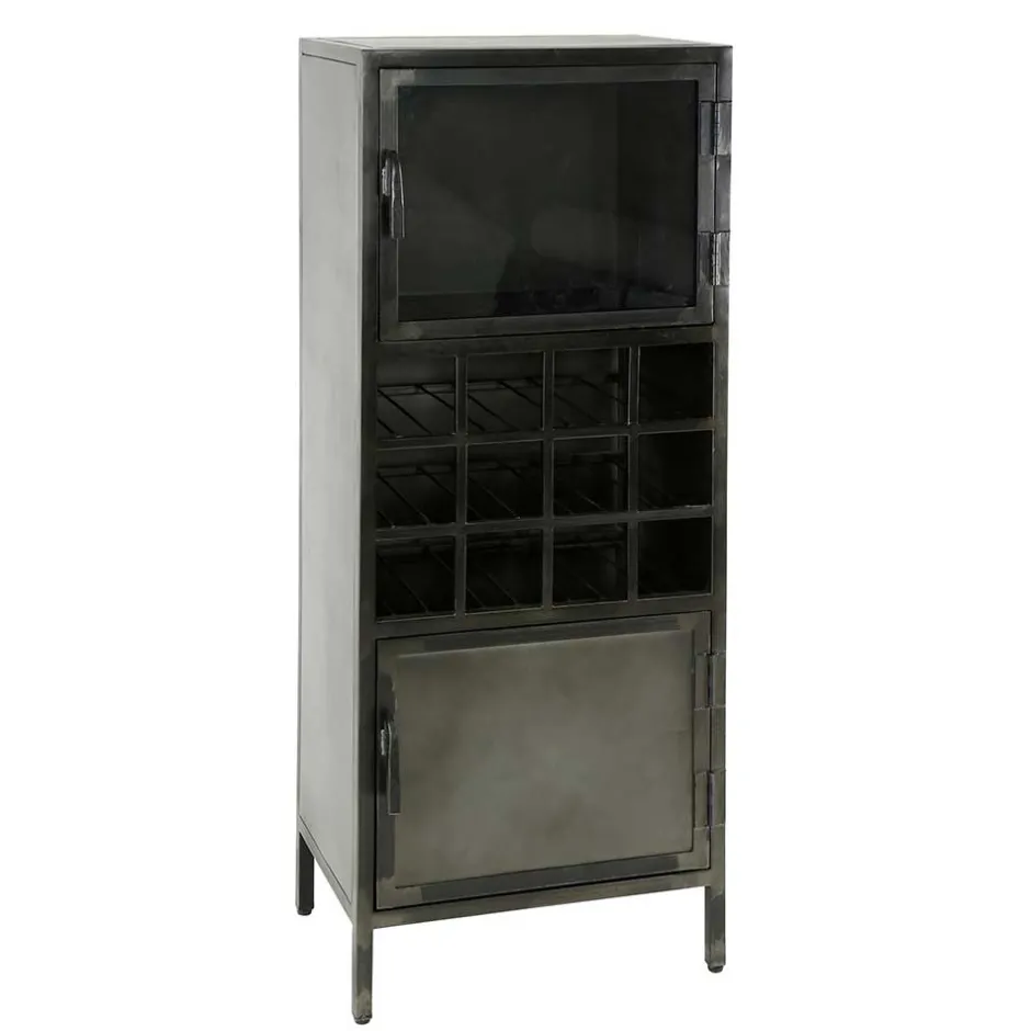 Wohnen Industrial Barschrank aus Metall - Brayden