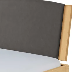 Industrial Bett aus heller Eiche - Ezianas^Wohnen New