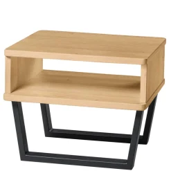 Industrial Bett aus heller Eiche - Ezianas^Wohnen New