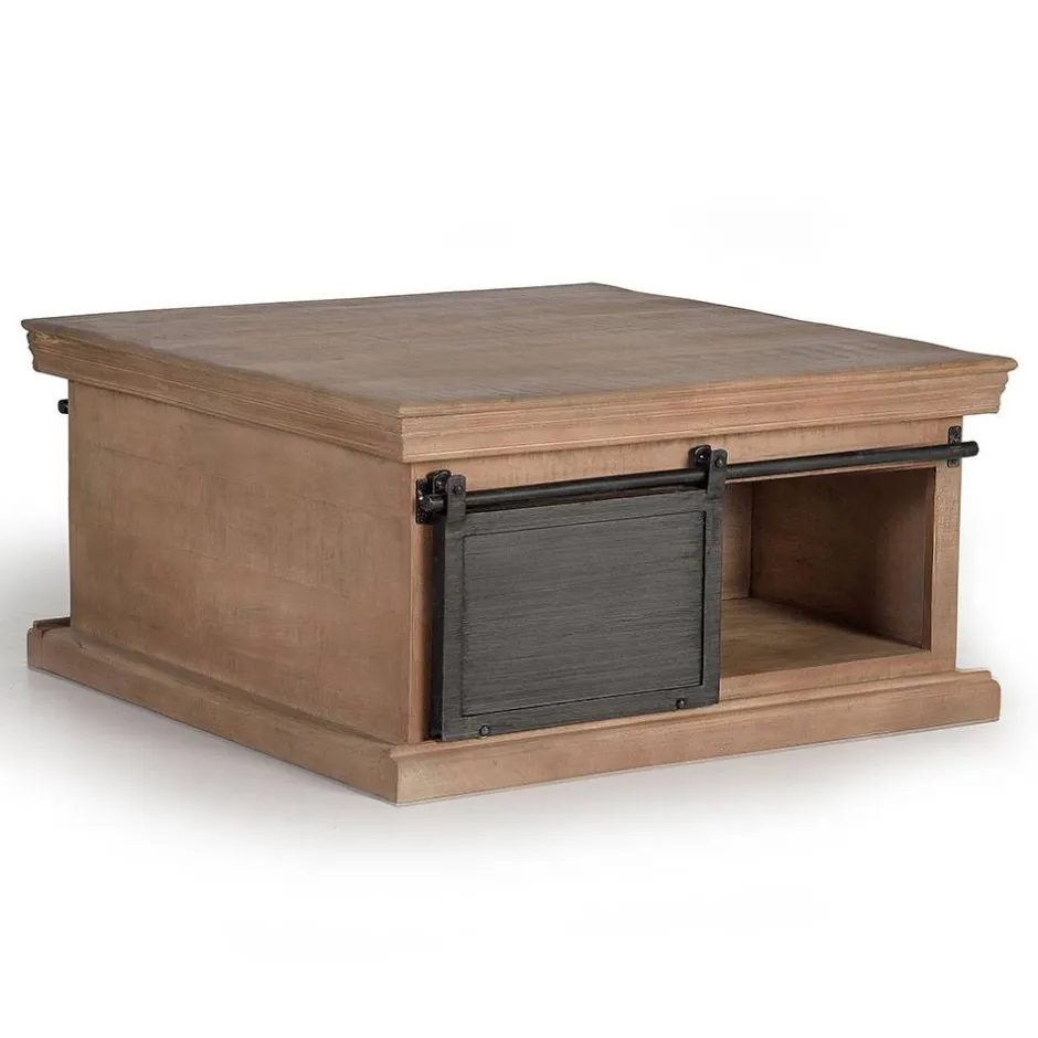 Wohnen Industrial Chic Couchtisch mit Stauraum - Jantonia