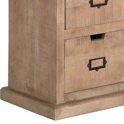 Wohnen Industrial Chic Schrank aus Mangobaum Massivholz - Jantonia
