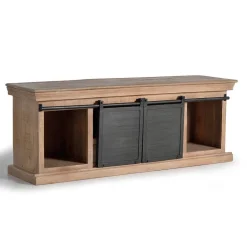 Industrial Chic TV Kommode mit Schiebetüren - Jantonia^Wohnen Online