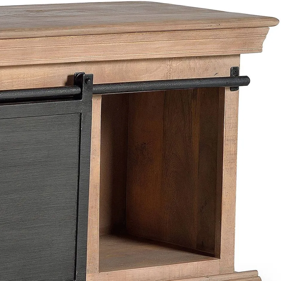 Industrial Chic TV Kommode mit Schiebetüren - Jantonia^Wohnen Online