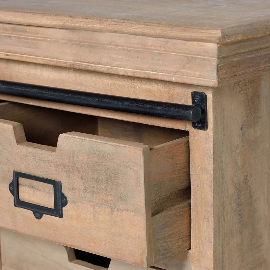 Wohnen Industrial Chic TV Lowboard mit Schiebetüren - Jantonia