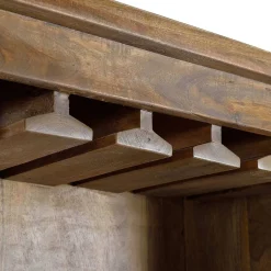 Wohnen Industrial Design Barschrank aus Mangoholz - Semian