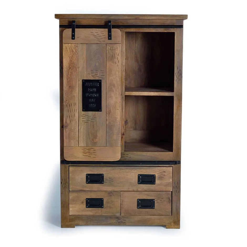 Industrial Design Highboard aus Mangoholz - Semian^Wohnen Clearance