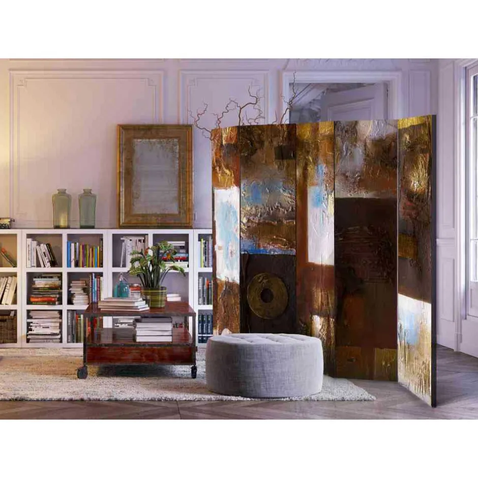 Industrial Design Paravent 225 cm breit - Imuraca^Wohnen Hot