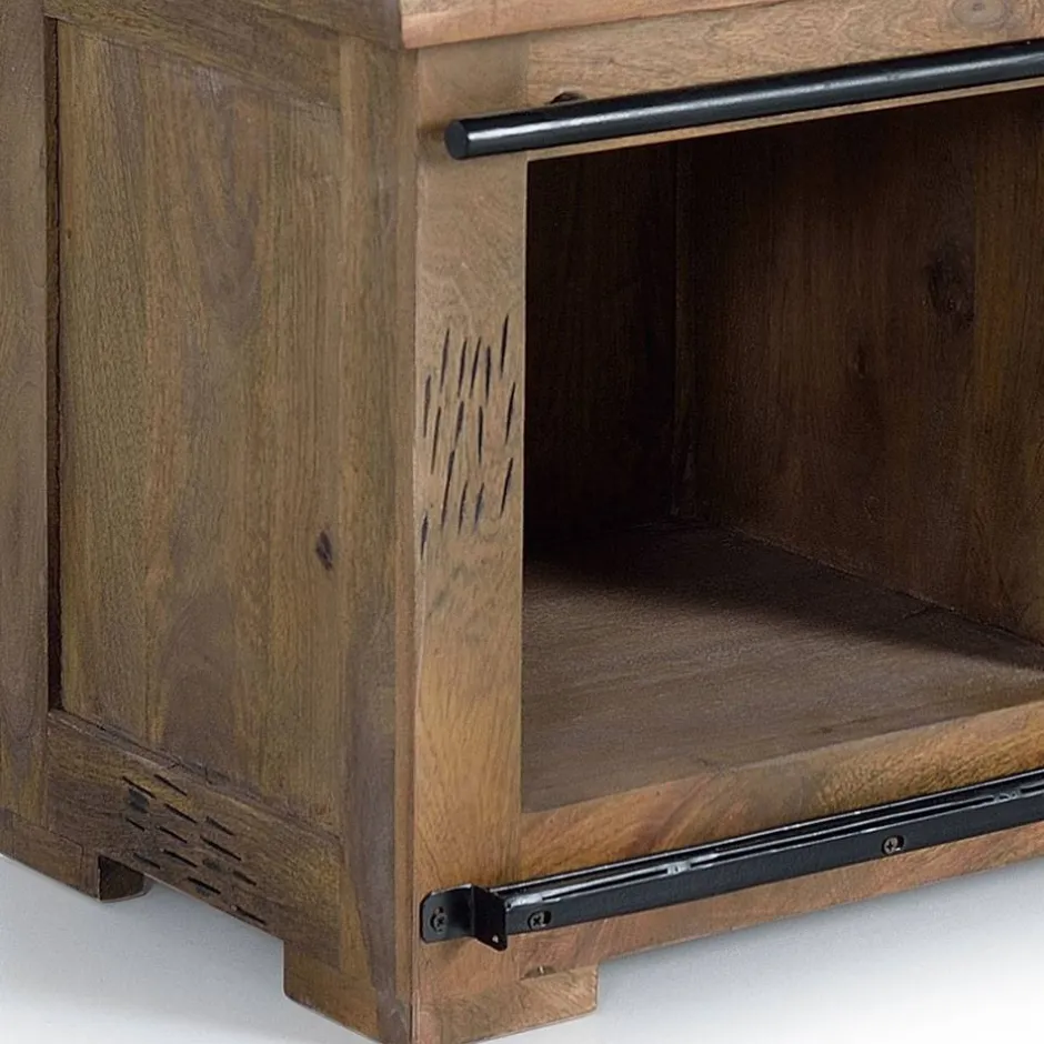 Industrial Design TV Board aus Mangoholz - Semian^Wohnen Hot