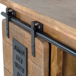 Industrial Design TV Board aus Mangoholz - Semian^Wohnen Hot