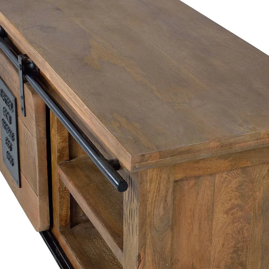 Industrial Design TV Board aus Mangoholz - Semian^Wohnen Hot
