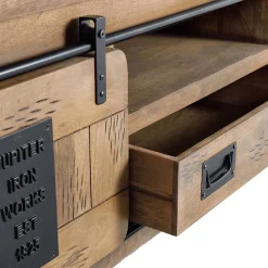 Industrial Design TV Lowboard aus Mangoholz - Semian^Wohnen Outlet