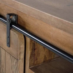 Industrial Design TV Lowboard aus Mangoholz - Semian^Wohnen Outlet