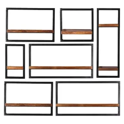 Wohnen Industrial Design Wandboard Set - Mendoza (siebenteilig)