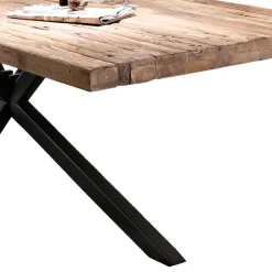 Wohnen Industrial Esstisch aus recyceltem Teakholz - Doan