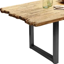 Industrial Esstisch aus rustikalem Teak Altholz - Chats^Wohnen