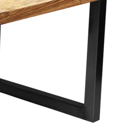 Industrial Esstisch aus rustikalem Teak Altholz - Chats^Wohnen