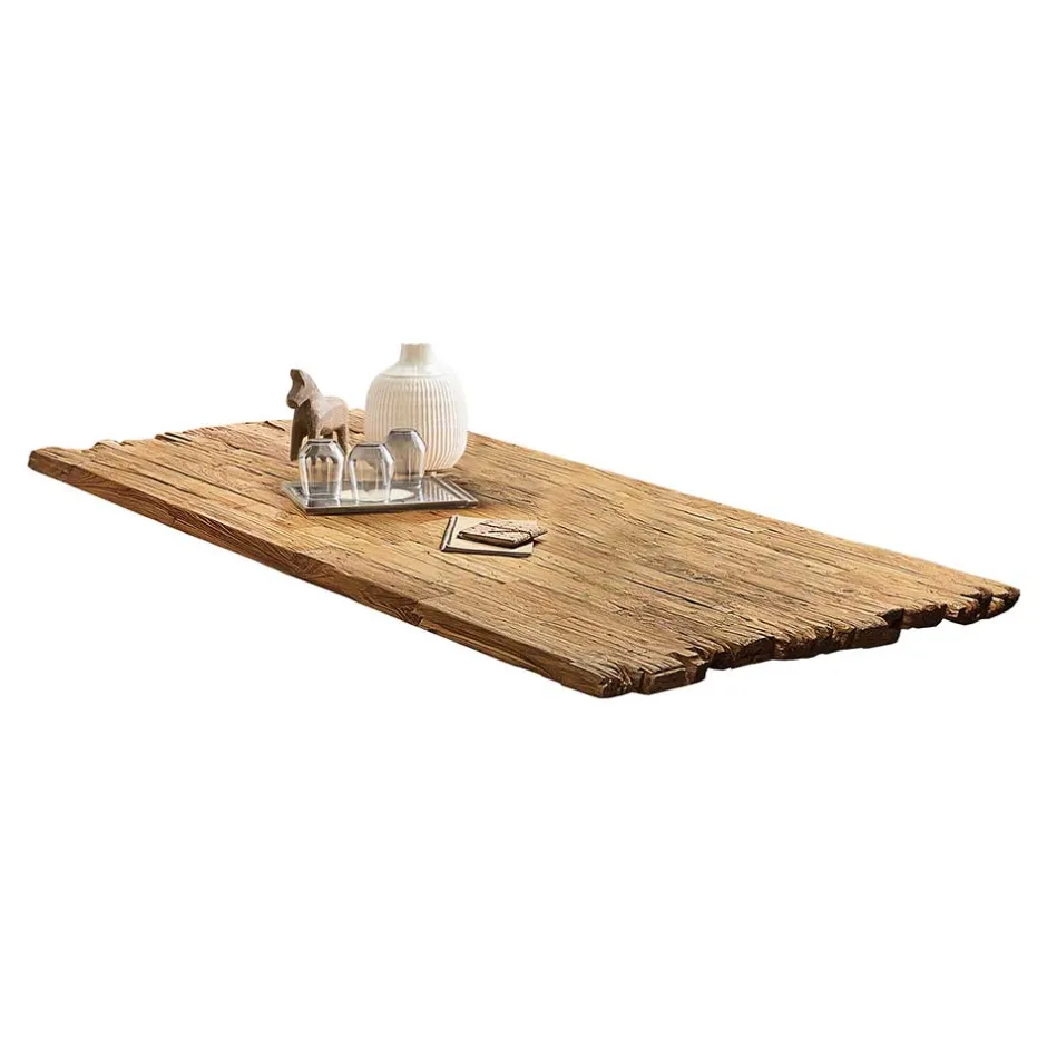 Industrial Esstisch mit Teak Altholzplatte - Banyo^Wohnen Sale