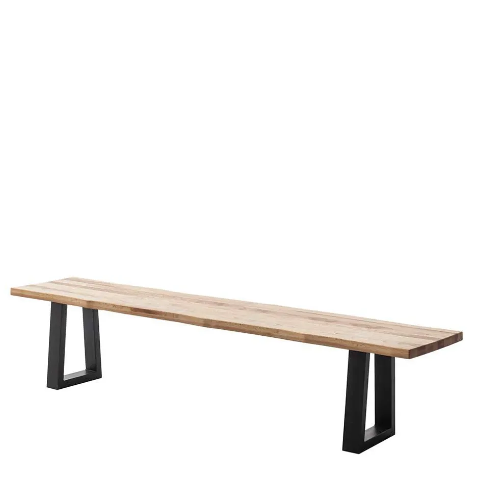 Wohnen Industrial Esstischbank aus Zerreiche - Heaver