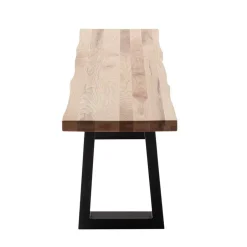 Wohnen Industrial Esstischbank aus Zerreiche - Heaver