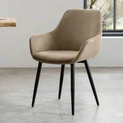 Wohnen Industrial Esstisch-Gruppe Set - Miriam (fünfteilig)