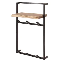 Industrial Garderobe mit Ablageboden aus Akazie - Wandawo^Wohnen Sale