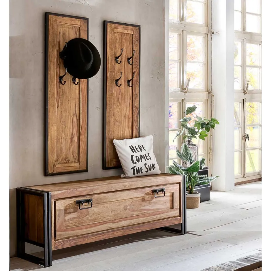 Industrial Garderobenpaneele & Schuhbank - Mendoza (dreiteilig)^Wohnen Clearance