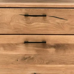 Wohnen Industrial Highboard aus Wildeiche und Stahl - Ingbo