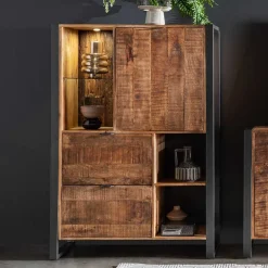 Industrial Highboard mit LED Beleuchtung - Acira^Wohnen Hot