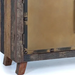 Wohnen Industrial Kombi-Kommode aus Altholz - Stock