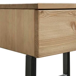 Industrial Nachtkommode aus Kiefer Massivholz - Catania^Wohnen Clearance