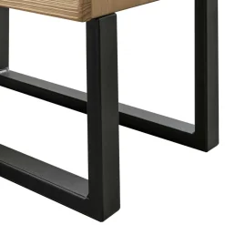 Industrial Nachtkommode aus Kiefer Massivholz - Catania^Wohnen Clearance