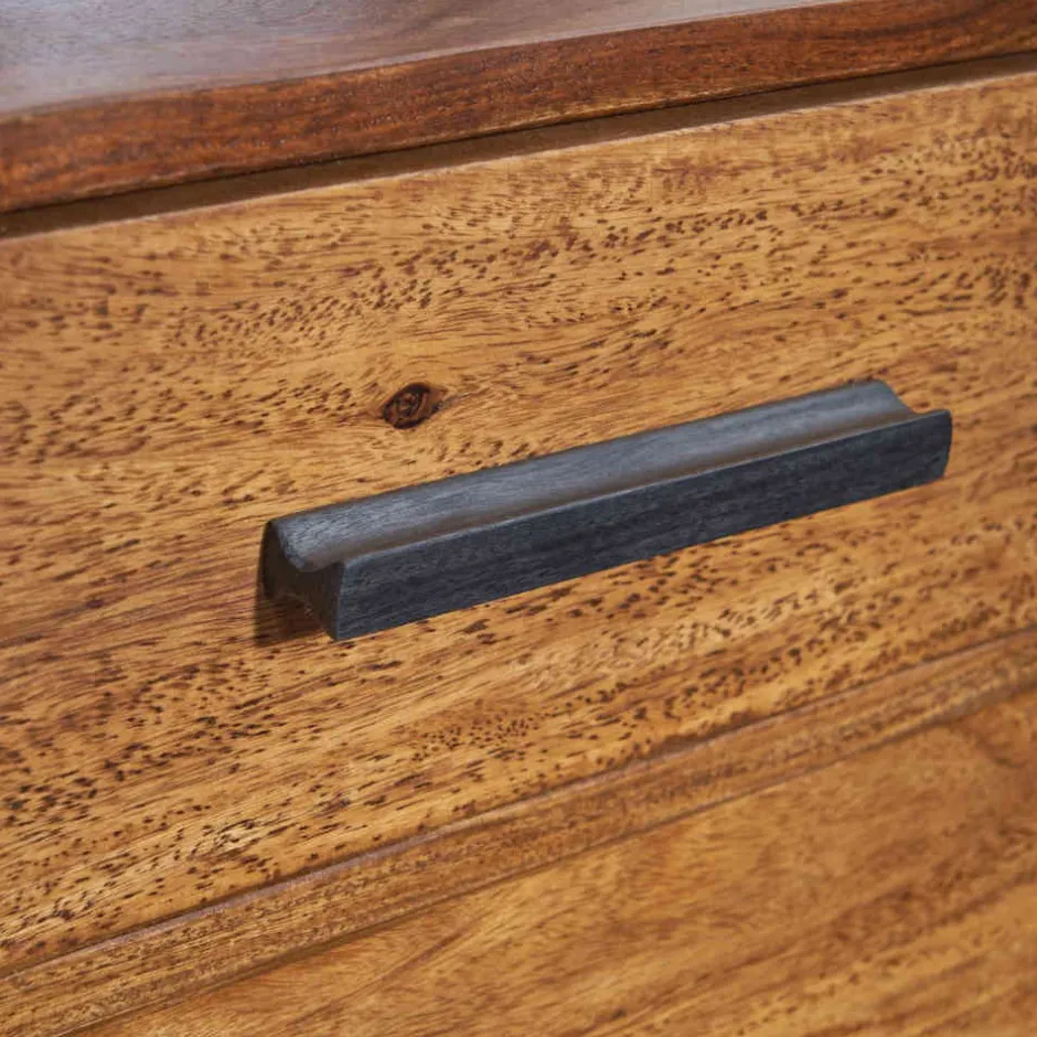 Industrial Nachtschrank mit Schublade und Tür - Vacca^Wohnen Hot