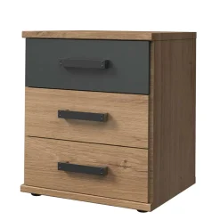 Industrial Nachtschrank mit drei Schubladen - Corpus^Wohnen Outlet