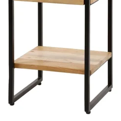 Industrial Nachttisch aus Akazie massiv - Vannah^Wohnen Sale