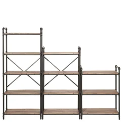 Industrial Regal Kombination aus Eisen - Nenvia (dreiteilig)^Wohnen Best