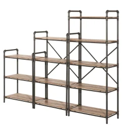 Industrial Regal Kombination aus Eisen - Nenvia (dreiteilig)^Wohnen Best