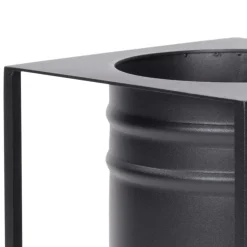 Industrial Schirmständer in Schwarz - Tunapuna^Wohnen Online