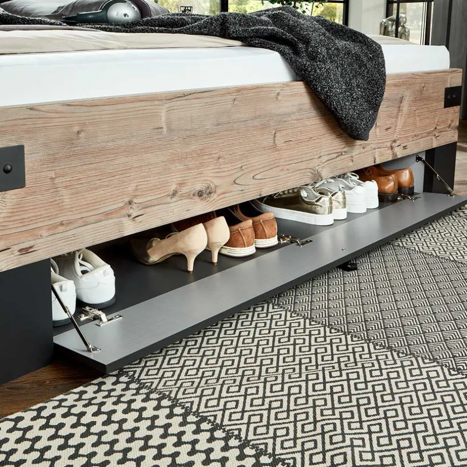 Industrial Schlafzimmereinrichtung Set - Ardila (vierteilig)^Wohnen Outlet