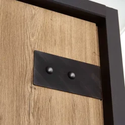 Industrial Schlafzimmerschrank mit fünf Türen - Bram^Wohnen Discount