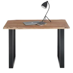 Wohnen Industrial Schreibtisch mit Baumkante Akazie - Amlina