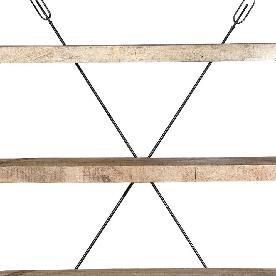 Wohnen Industrial Style Standregal aus Mangoholz - Traudarian