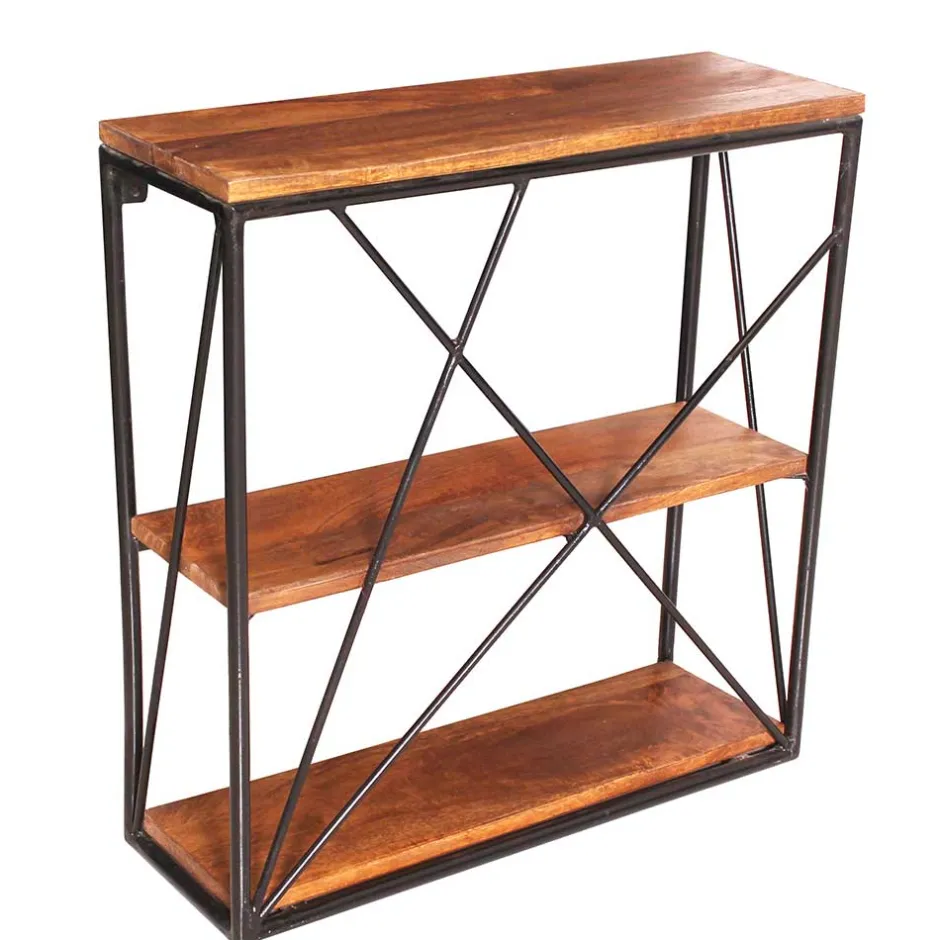 Industrial Style Wandregal ohne Rückwand - Offia^Wohnen