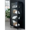 Industrial Vitrine aus Metall in Schwarz - Sitra^Wohnen Clearance