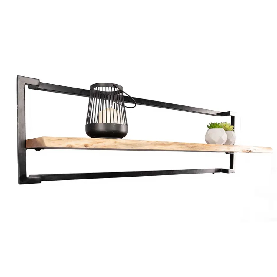 Industrial Wandboard aus Akazie Massivholz - Ian^Wohnen Online