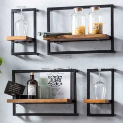 Industrial Wandregal Kombi - Mendoza I (vierteilig)^Wohnen Sale